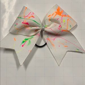tie die dance/cheer bow